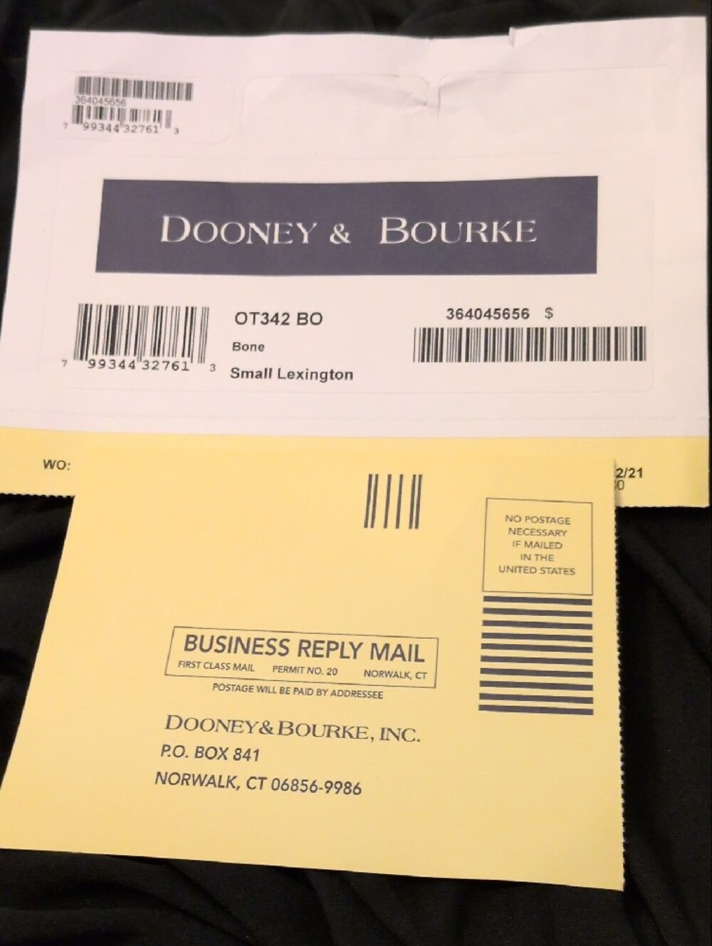 Dooney & Bourke White Ostrich-Embossed Tote with Tan Straps Dust Bag  Included! - Picture 11 of 16